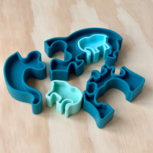 Load image into Gallery viewer, Green Mix  – Elephant Silicone Jigsaw