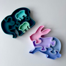 Load image into Gallery viewer, Green Mix  – Elephant Silicone Jigsaw