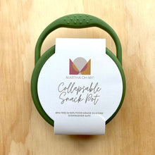 Load image into Gallery viewer, Olive – Collapsible Snack Pot