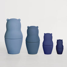 Load image into Gallery viewer, Blue Bears – Nesting Toy