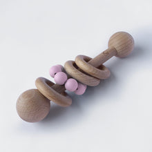 Load image into Gallery viewer, Blush – Beech Wood Rattle