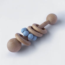 Load image into Gallery viewer, Cornflower – Beech Wood Rattle