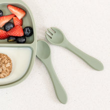 Load image into Gallery viewer, Honeysuckle – Silicone Fork & Spoon Set