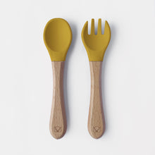 Load image into Gallery viewer, Butterscotch – Fork &amp; Spoon Set
