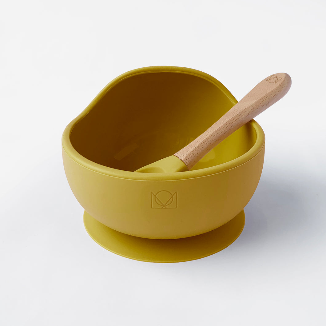 Mustard – Scoop Bowl & Spoon
