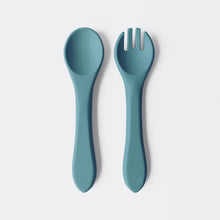 Load image into Gallery viewer, Ether – Silicone Fork &amp; Spoon Set
