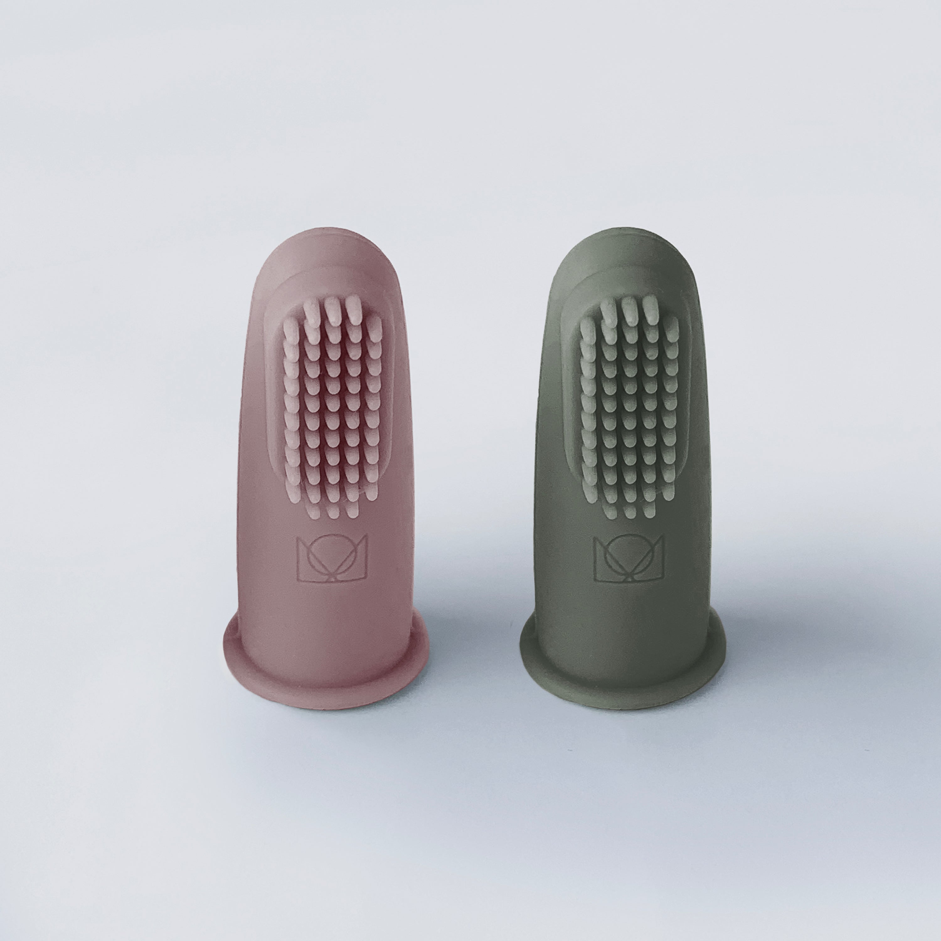 Blush Pink & Dark Grey – Baby Silicone Toothbrush Set - MARTHA OF MY ...