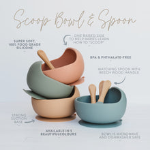 Load image into Gallery viewer, Honeysuckle – Scoop Bowl &amp; Spoon
