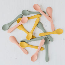 Load image into Gallery viewer, Honeysuckle/Mustard/Thyme – Silicone Spoon Set
